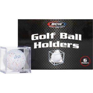 Golf Ball Display Case | Clear Polystyrene Shell Golf Ball Display |Display Case